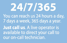 24 Hour Emergency Service with Nantucket Energy